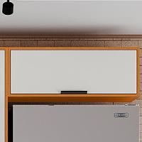 Armario Aereo Basculante 1 Porta 80 Cm 12641 Raven Freijo Off White Pln - 2