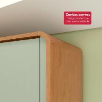 Guarda-roupa Casal 6 Portas Easy Like Amendoa Clean/salvia - 6