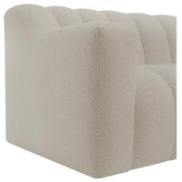 Kit 1 Sofá 180cm 2 Poltrona Luxo Recepção Sala Elegance Linho Bege - 8