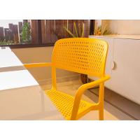 Cadeira Tramontina Serena Em Polipropileno Amarelo Com Braços - 10