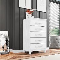 Comoda 5 Gavetas 57 Cm Moden 2259 Branco Flex Incp - 1