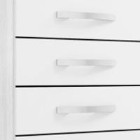 Comoda 5 Gavetas 57 Cm Moden 2259 Branco Flex Incp - 6