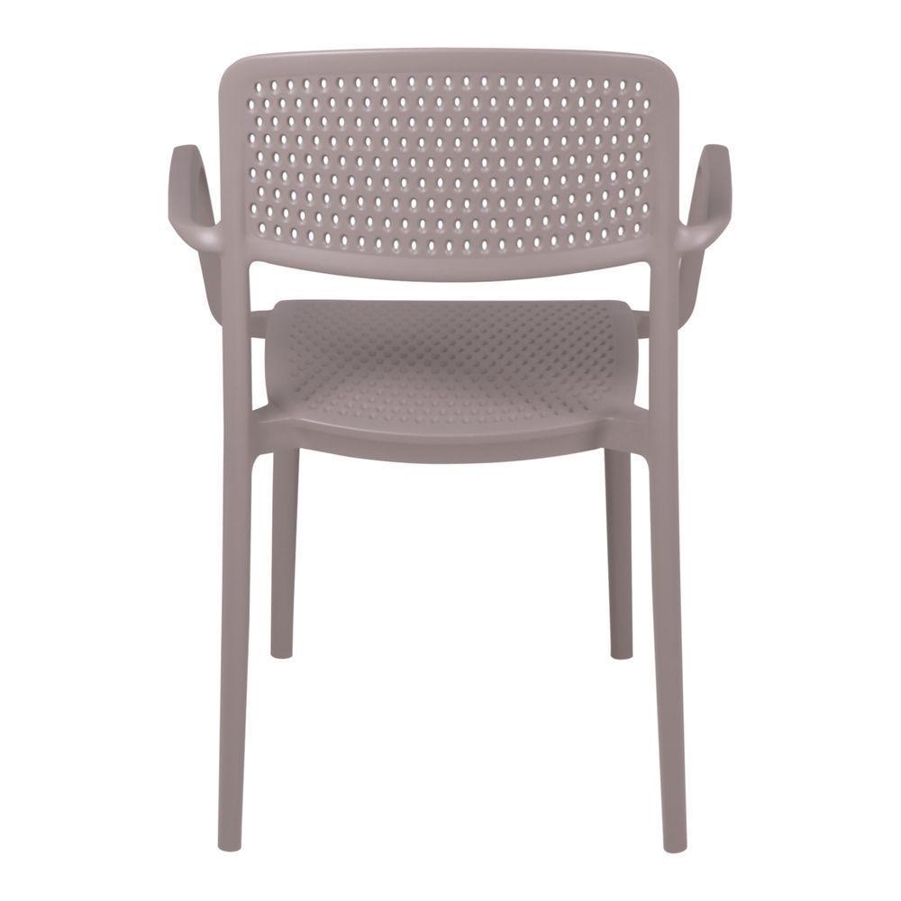 Cadeira Tramontina Serena Em Polipropileno Camurça Com Braços - 5