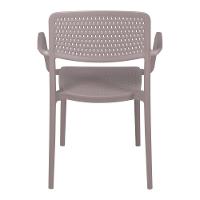 Cadeira Tramontina Serena Em Polipropileno Camurça Com Braços - 5