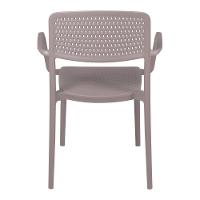 Cadeira Tramontina Serena Em Polipropileno Camurça Com Braços - 6