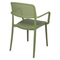 Cadeira Tramontina Serena Em Polipropileno Verde Oliva Com Braços - 9