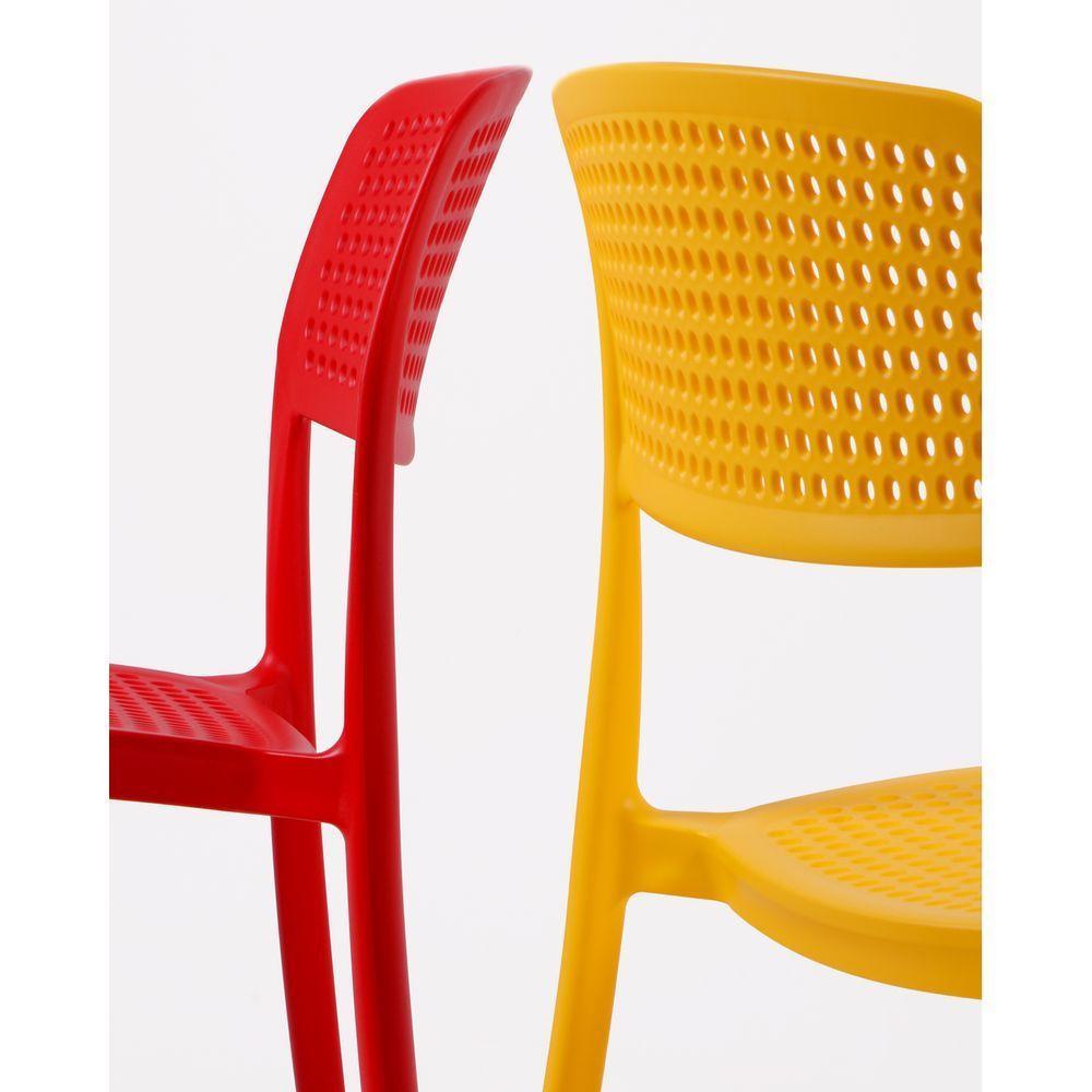 Cadeira Tramontina Serena Em Polipropileno Vermelho - 7