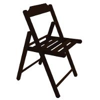 Cadeira De Madeira Dobrável Tramontina Lille Em Madeira Itaúba Com Acabamento Castanho Escuro - 2