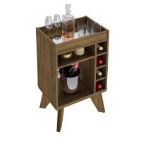 Aparador Adega Bar 4 Nichos 72x45 Cm Dri 4102 Pinho Arly - 1