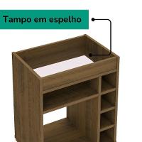 Aparador Adega Bar 4 Nichos 72x45 Cm Dri 4102 Pinho Arly - 5