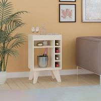 Aparador Adega Bar 4 Nichos 72x45 Cm Dri 4103 Off White Arly - 6