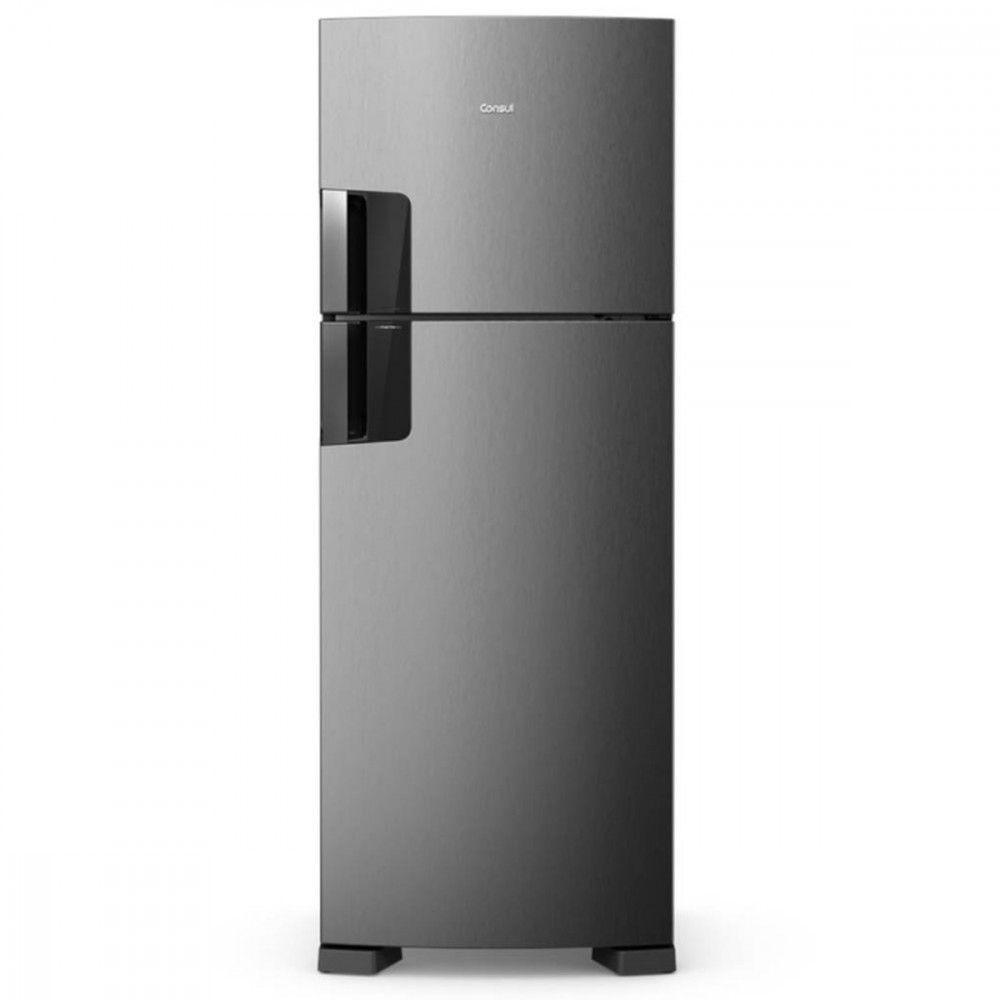 Geladeira Consul 410L Frost Free Duplex Função Turbo Inox 110V - 1