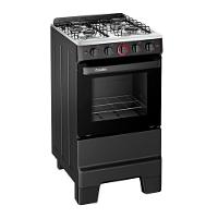 Fogão 4 Bocas Esmaltec Ideal Super F4IAP4121 Acendimento Automático Preto Bivolt - 2