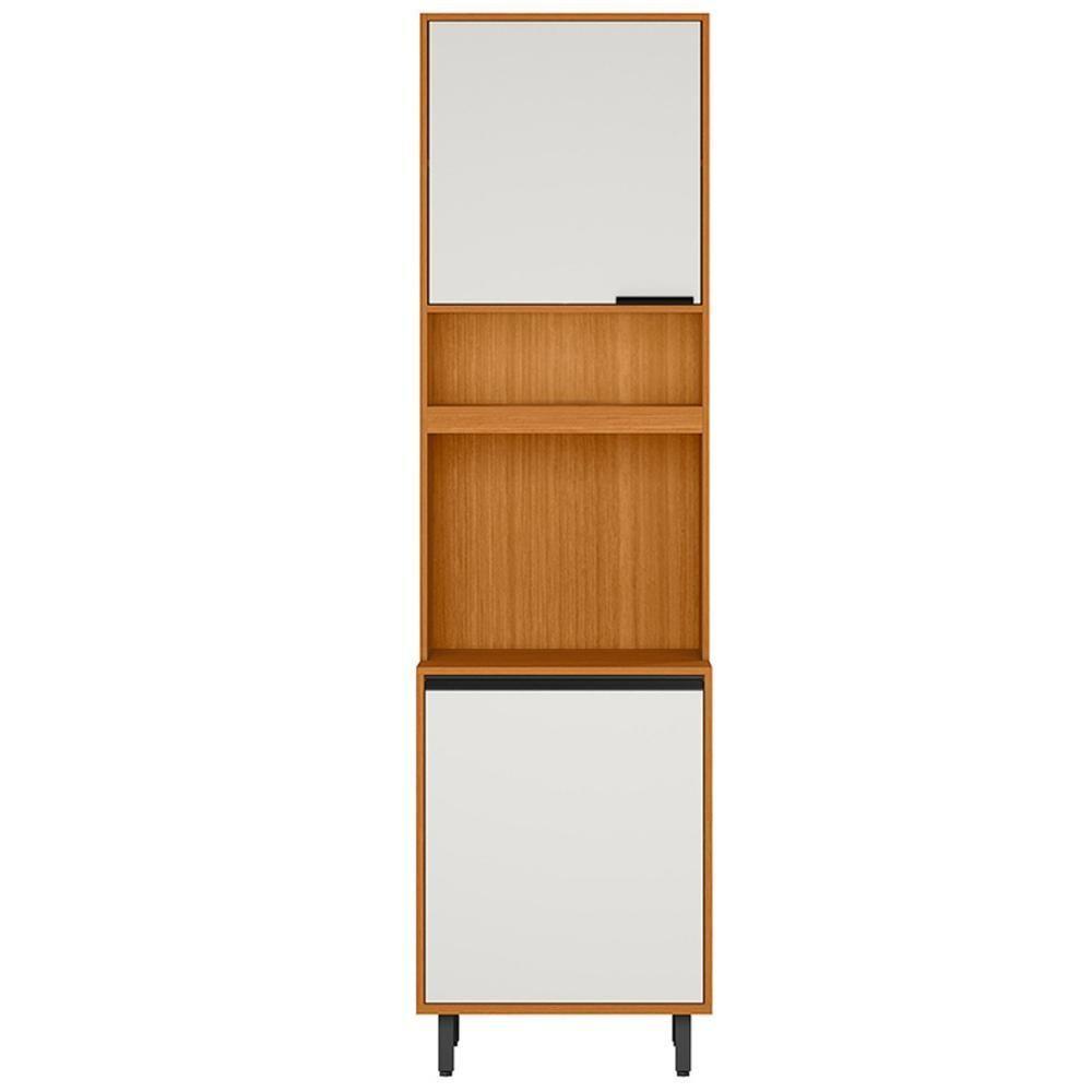 Paneleiro Duplo 2 Portas 220 Cm 12636 Raven Freijo Off White Pln - 1