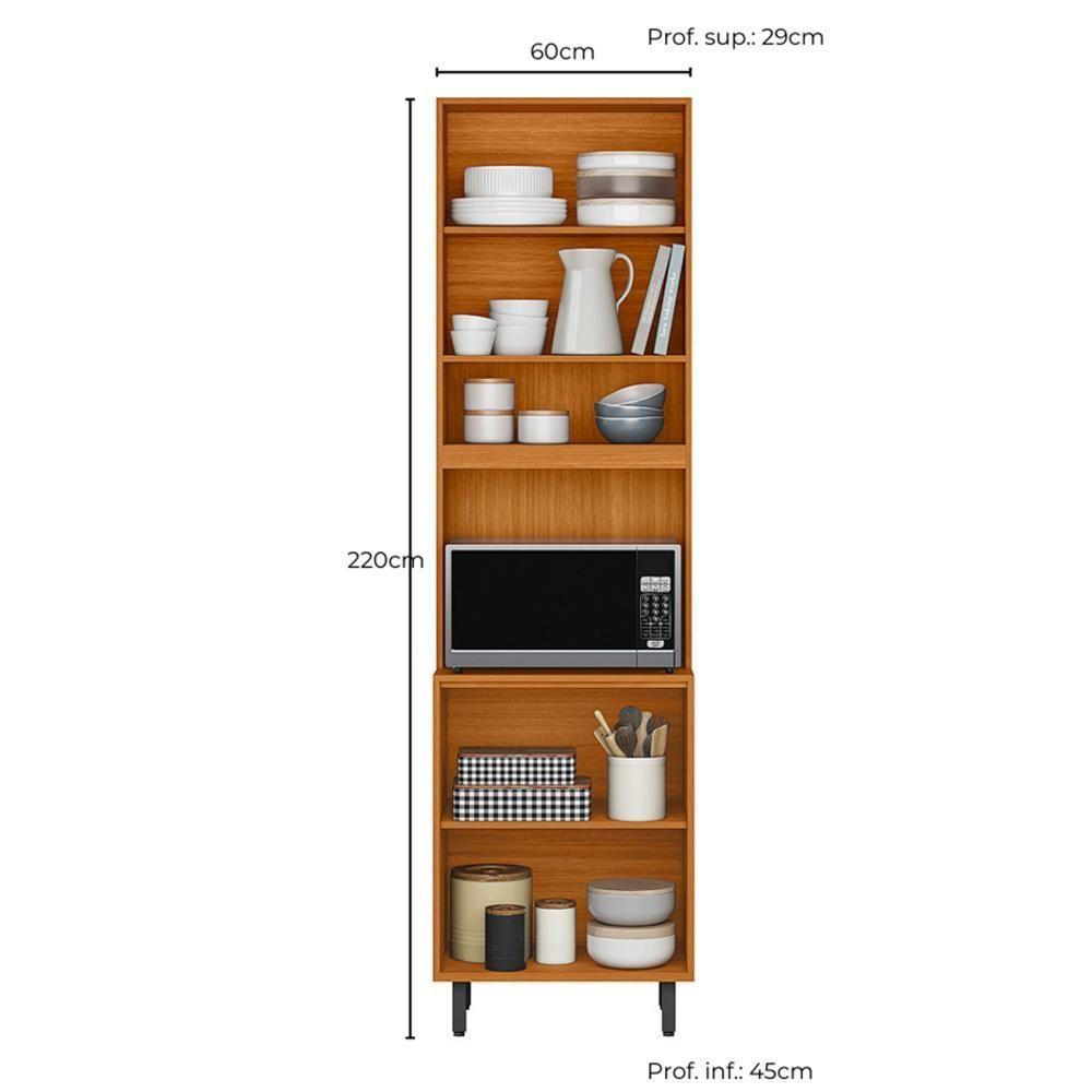 Paneleiro Duplo 2 Portas 220 Cm 12636 Raven Freijo Off White Pln - 5