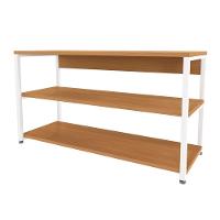 Sapateira Industrial 3 Prateleiras 88 Cm Li020 Canela Branco Kpb - 1