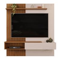 Painel Para Tv Tito Griz E Carvalho Nobre Freijo e off White - 3