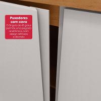 Guarda-roupa Casal 6 Portas Easy Like Com Pés Amendoa Clean/off White - 9