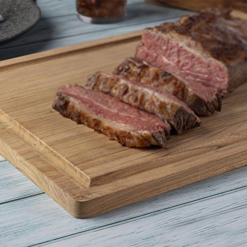 Tábua Madeira Teca Slim Para Corte - Stolf 40x30 - 2