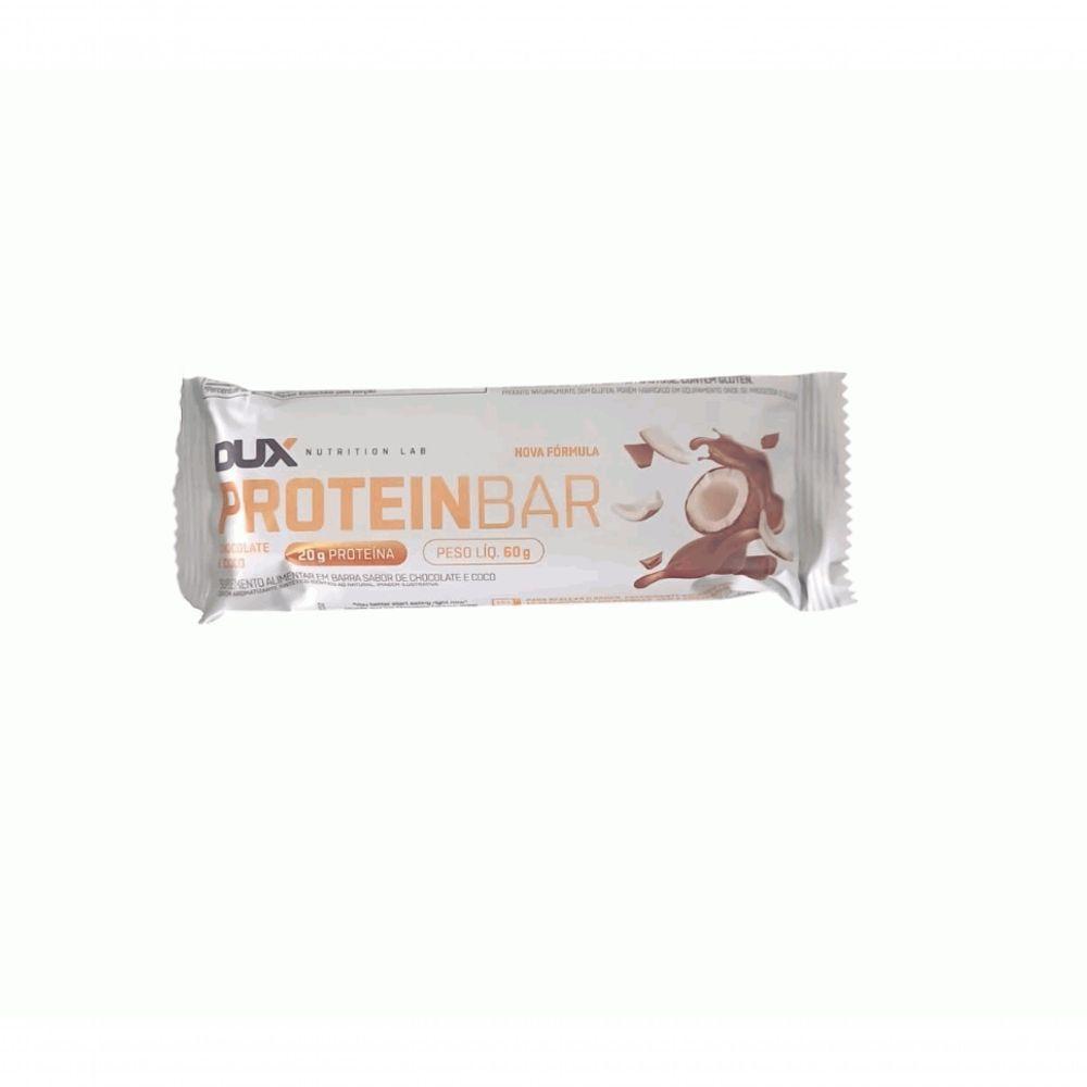 Protein Bar Dux 60g Sabor Chocolate Com Coco - 1