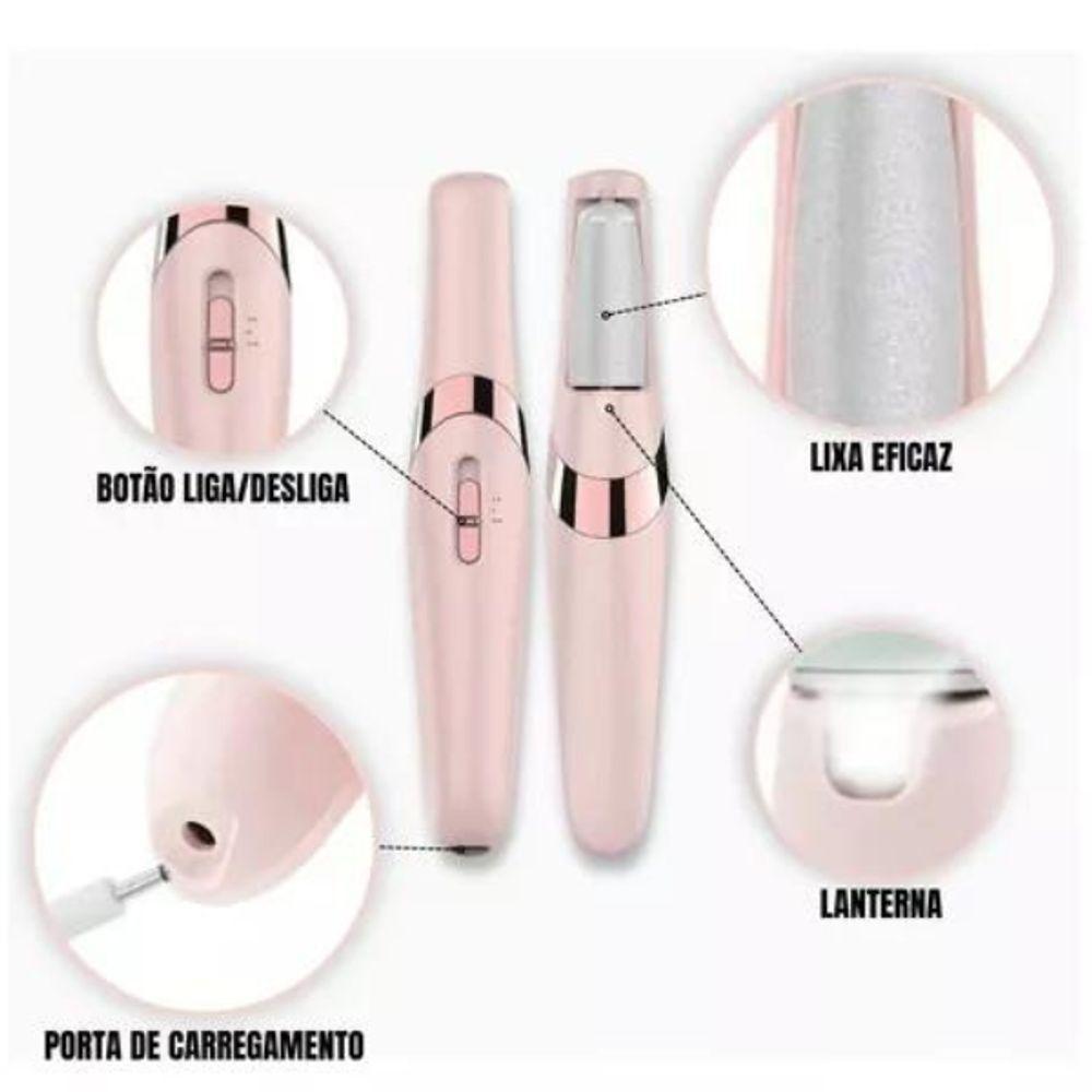 Raspador De Pé Eletrônico Calcanhar Remoção De Calos Bivolt - 5