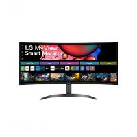 Monitor LG Myview Smart 34SR60QC-B Tela Curva 34" QuadHD 2K 21:9 WebOS Air Play Screen Share Bluetooth ThinQ Home - 3