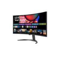 Monitor LG Myview Smart 34SR60QC-B Tela Curva 34" QuadHD 2K 21:9 WebOS Air Play Screen Share Bluetooth ThinQ Home - 8