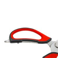 Tesoura Culinaria Para Casa Cozinha Corta Desossa Limpa Peixe Carne Frango 6 Em 1 Vermelho - 6