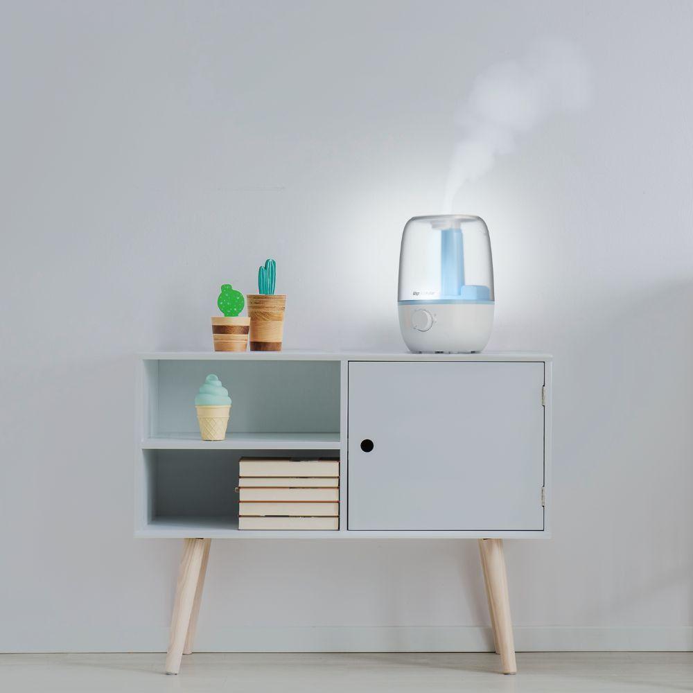 Umidificador Wap Air Flow 2.3 Litros Com Luminária Branco Com Azul Bivolt - 6