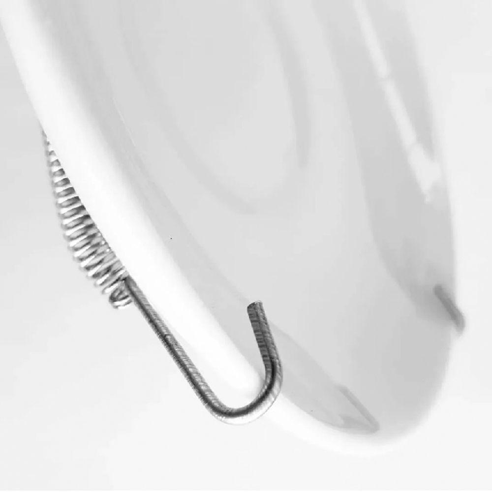 Suporte Gancho Mola Dourada Prato Decorativo Parede Pendurar Sobremesa 12 A 16cm - 9