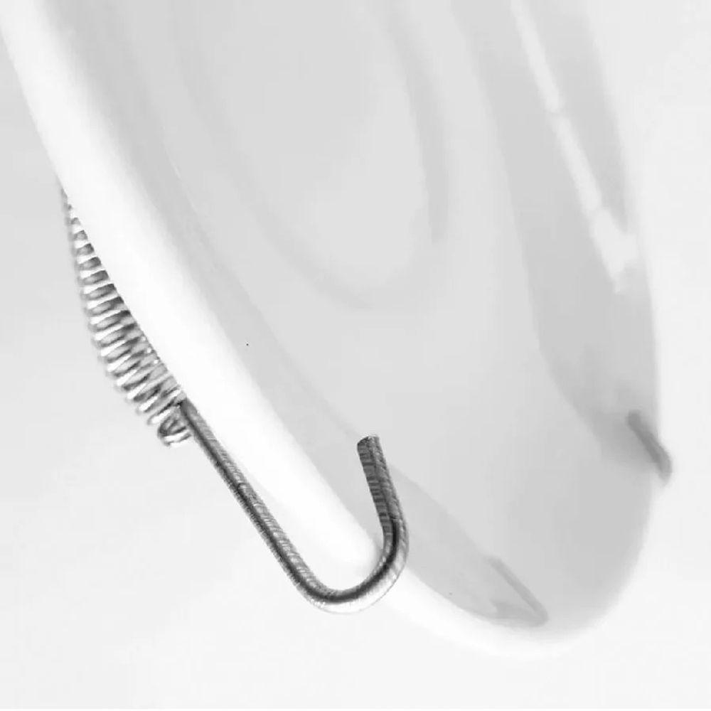 Suporte Gancho Mola Dourada Prato Decorativo Parede Pendurar Mesa 14 A 24 Cm - 6