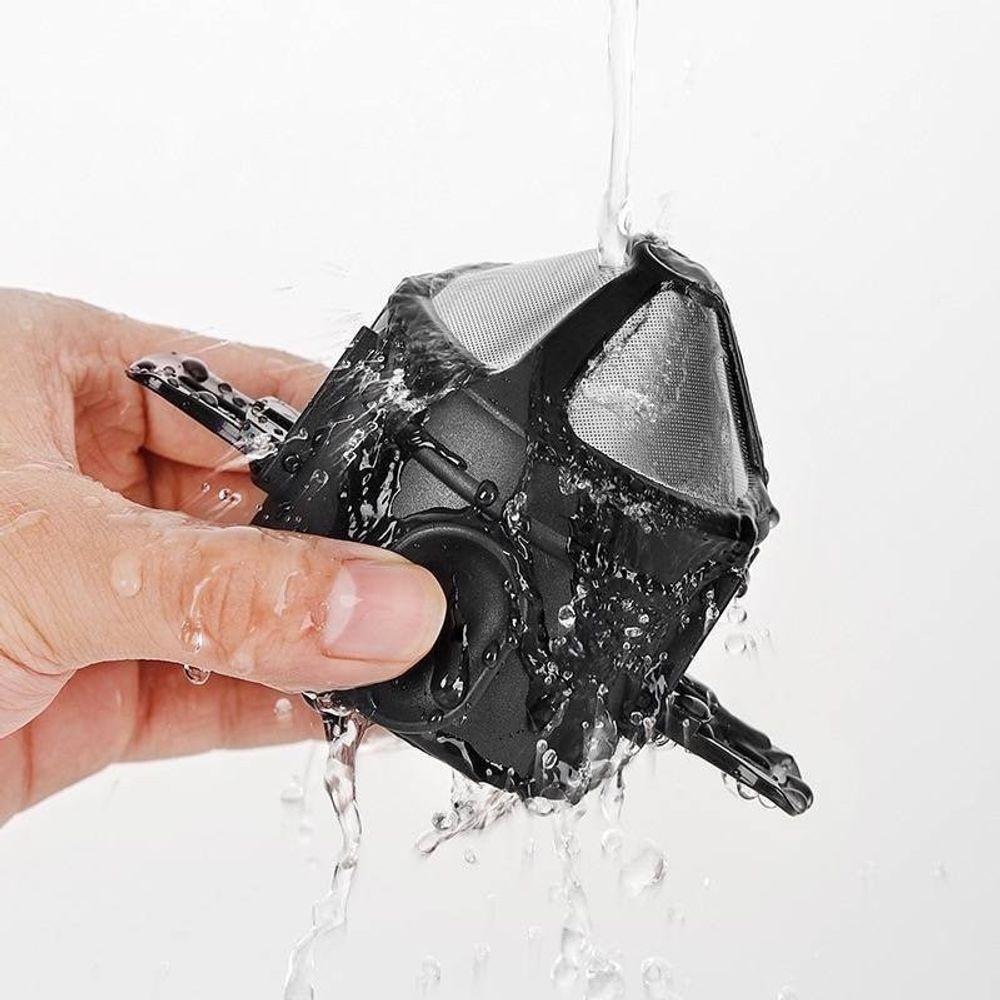 Mini Filtro Coador De Café Portátil Reutilizável Com Suporte Dobrável - 5