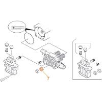 Jogo 03 Apoio Guia Das Gaxetas Karcher K320 K3.30 K330 K340 Original - 3