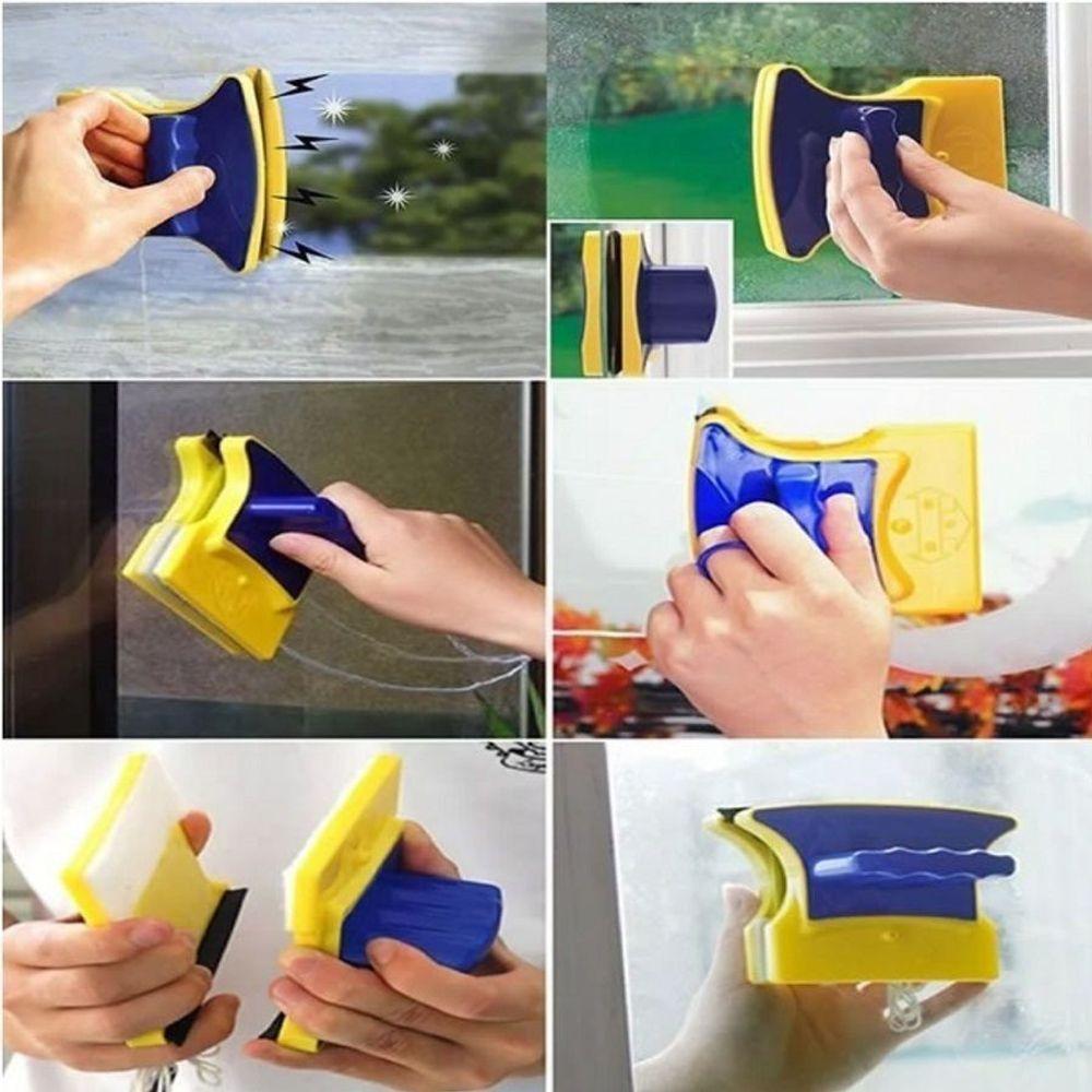 Rodo Limpador Magico Magnetico Dupla Face Limpeza - 3