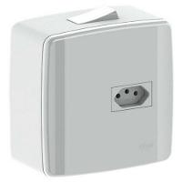 Caixa 4x4 Sobrepor Ilumi C-1 Interr 25a.+tomada 2p+t. 20a - 1