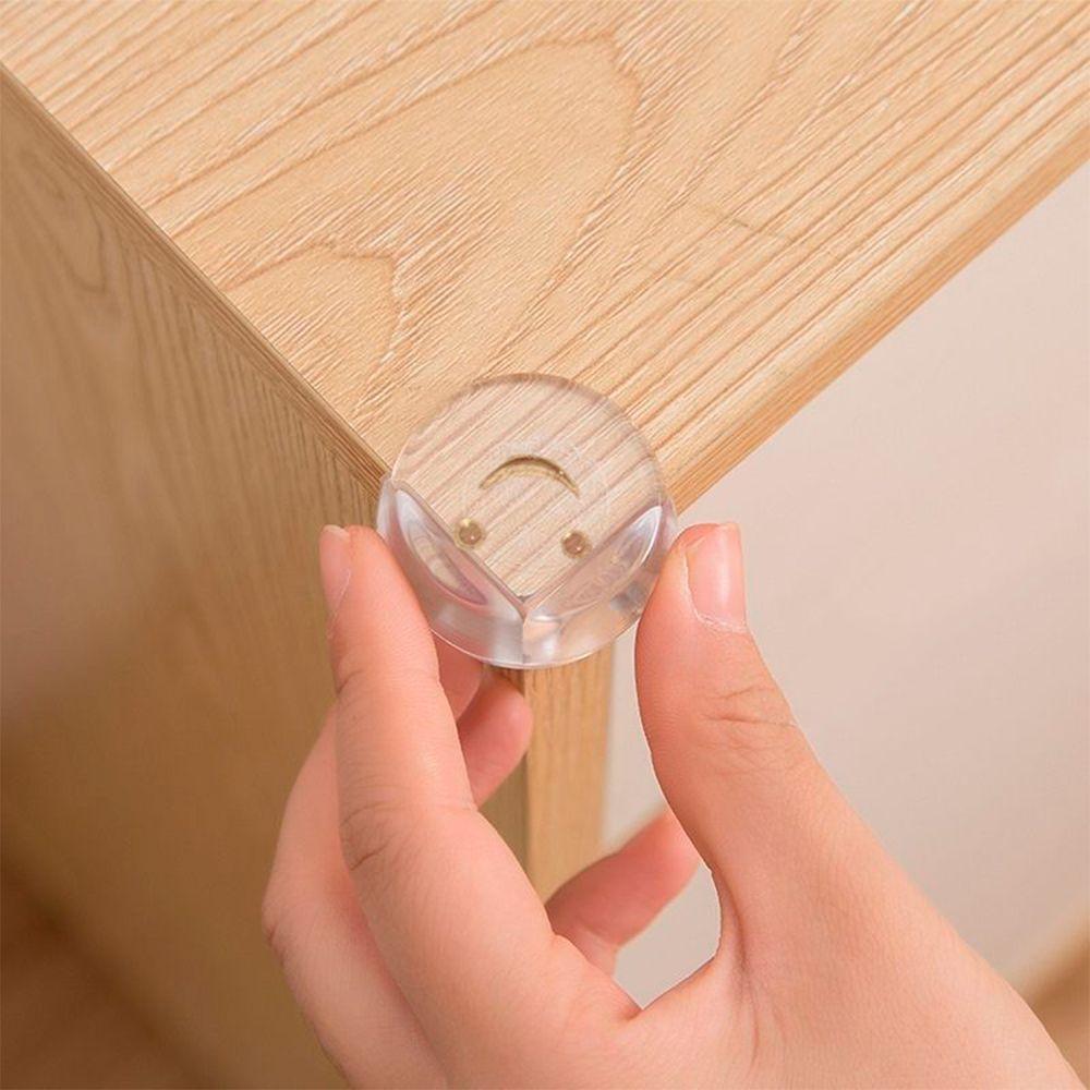 Protetor De Quina Canto Móveis Cantoneira Silicone Proteção Bebê 4 Unidades Redondo - 6