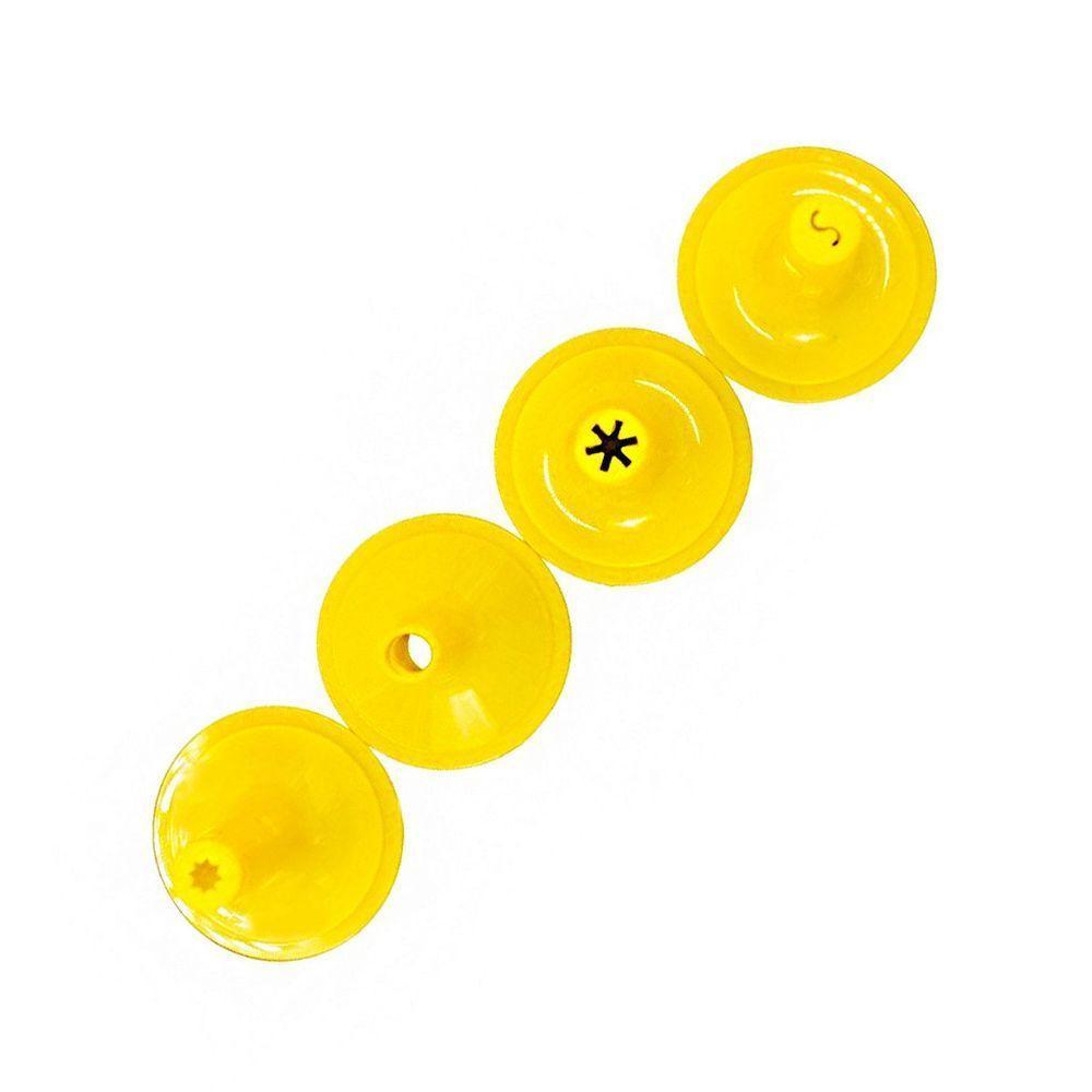 Maquina Manual Modeladora Biscoitos Cookies 10 Moldes De Alumínio 4 Bicos - 7