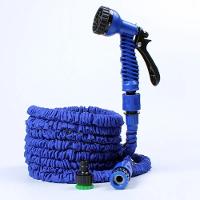 Mangueira Jardim Expansível 15 Metros Resistente Jatos D água Azul - 3