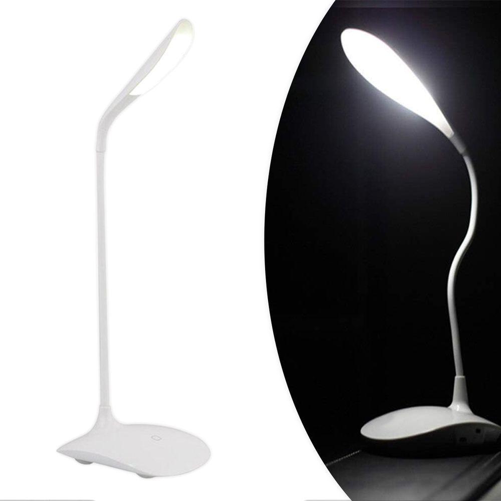 Luminária Mini Luz Led Pc Notebook Usb Flexível Portátil Branco - 2