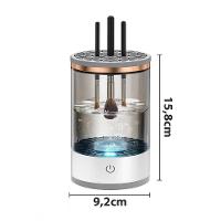 Lavador De Pincel Limpador Automático Maquiagem Usb Salão Casa Branco
