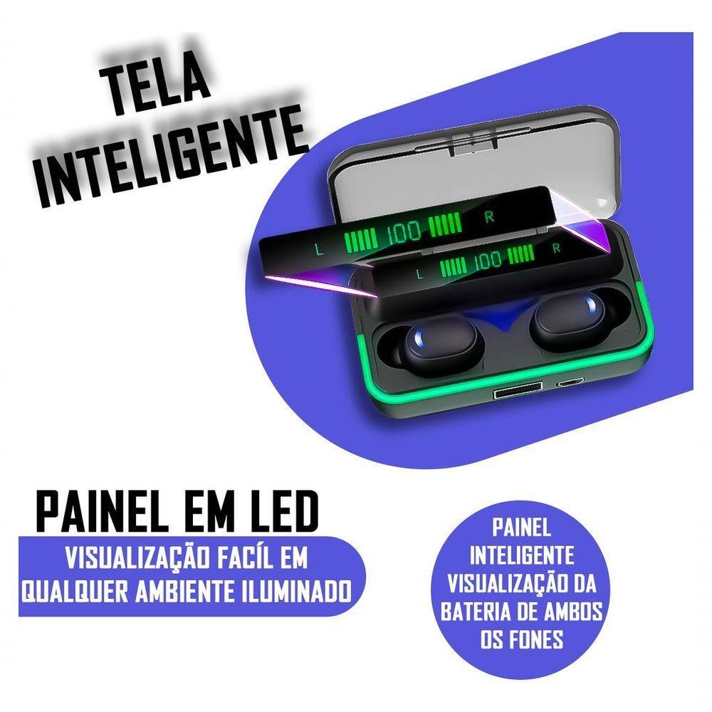 Fone De Ouvido Via Bluetooth Tws E10 A Prova Dágua - 5