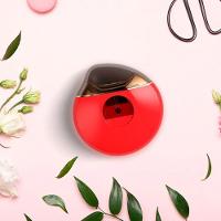 Cortador Unha Mini Lixa Elétrica Automático Recarregável Usb Vermelho