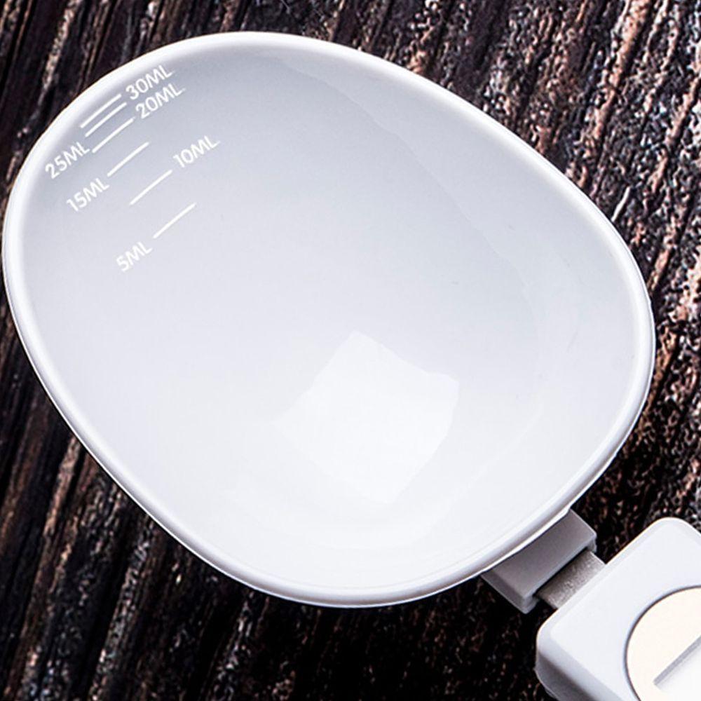 Colher Balança Digital Medidora Dosador Para Restaurante Dieta Receitas Branco - 4