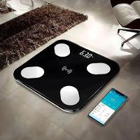 Balança Digital Bioimpedância Bluetooth Aplicativo Medição Até 150kg Preto - 3