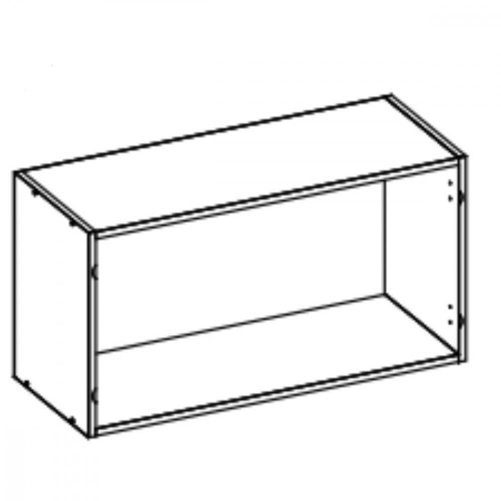 Armário Aéreo 2 Portas 80cm Para Geladeira Classic Luciane Freijo - 2