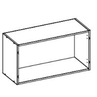 Armário Aéreo 2 Portas 80cm Para Geladeira Classic Luciane Freijo - 2