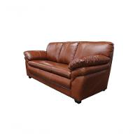 Conjunto Sofá De Couro Gana 3 E 2 Lugares Conhaque Com Brilho - Mempra Design - 7