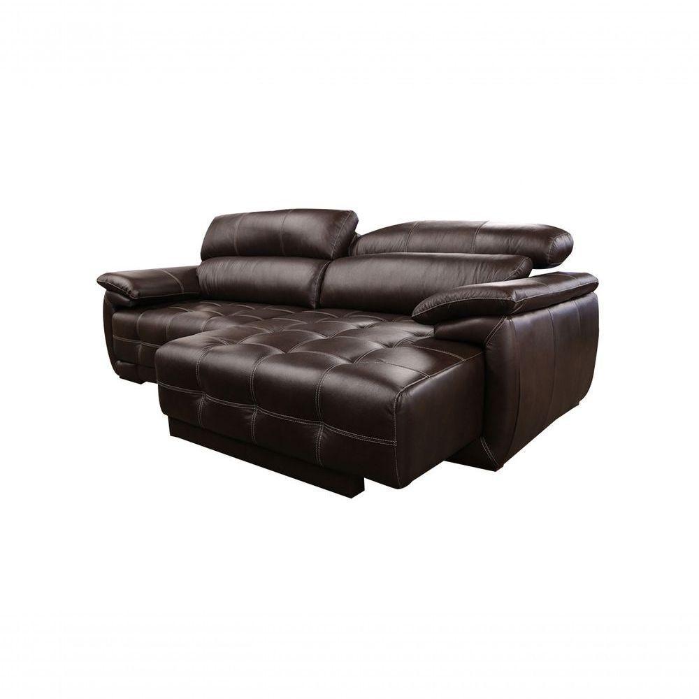 Sofá Retrátil E Reclinável De Couro Filipinas 2,60 M Preto Iguana - Mempra Design - 3