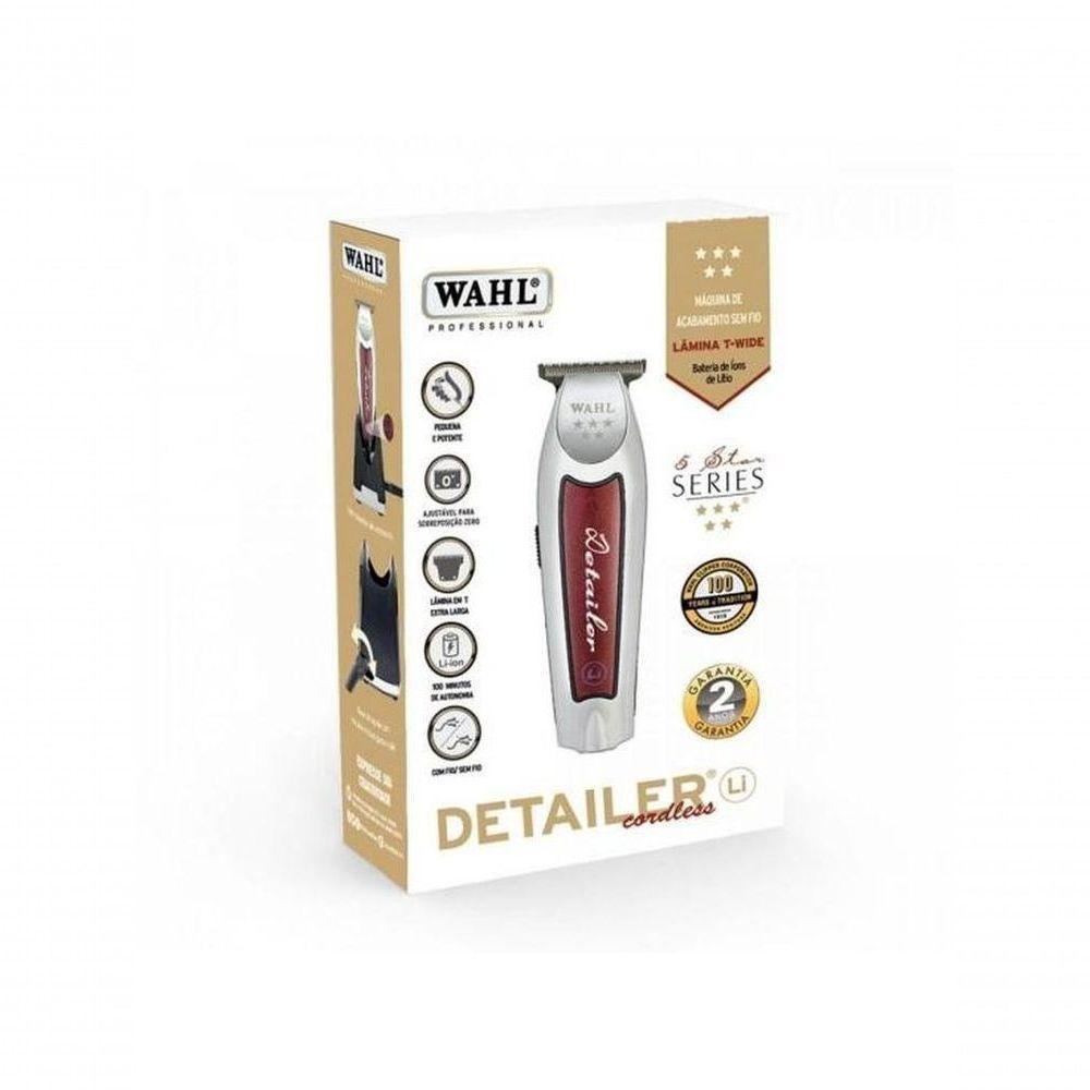 Máquina De Acabamento Wahl Detailer Cordless Silver Lithium - 4