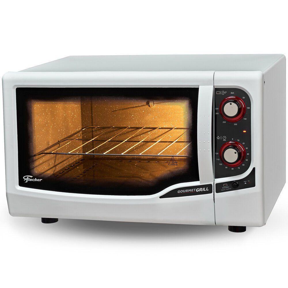 Forno Elétrico Gourmet Grill Autolimpante 44 Litros Fischer Branco 220V - 1